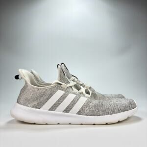 Adidas Cloudfoam Pure 2.0 Light Gray Running Shoes Womens Size 11 Men's 9.5